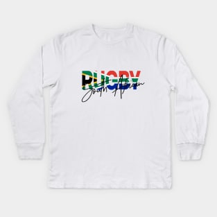 Rugby South African Kids Long Sleeve T-Shirt